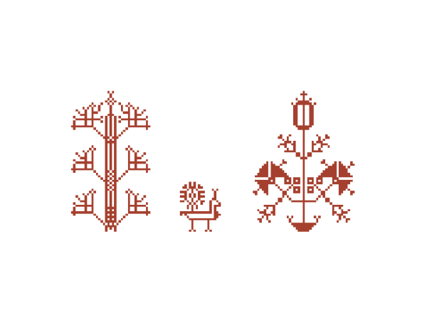 Embroidery motifs from&nbsp;Lefkada