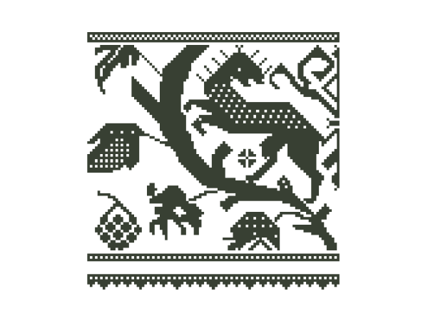 Bed valance from the&nbsp;Cyclades