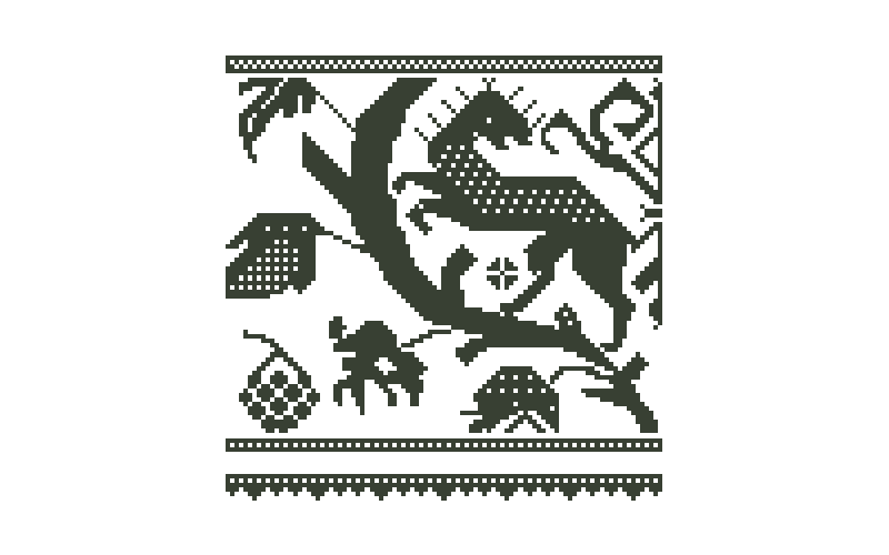 Bed valance from the&nbsp;Cyclades